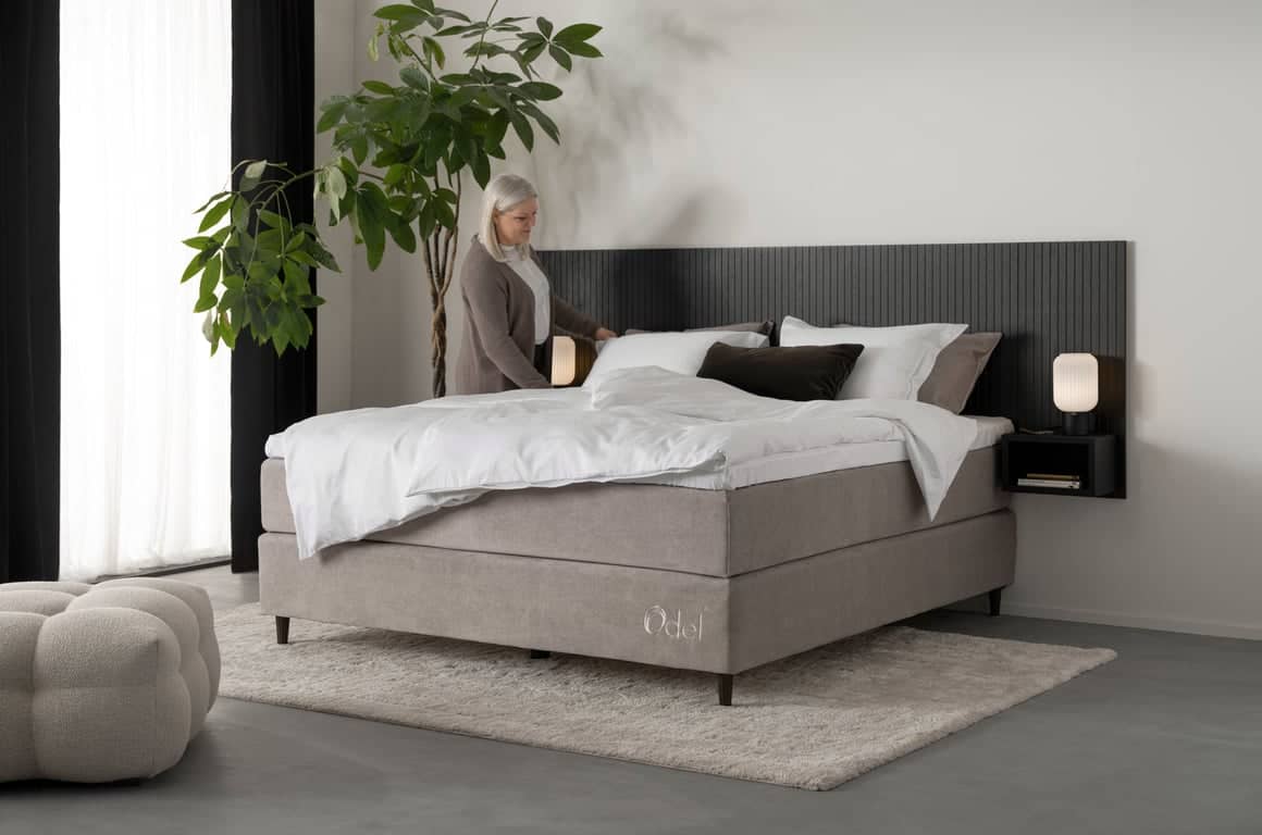 Odel® Lund nattbord med spiler 2 stk - bilde 2 av 2
