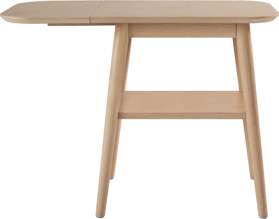 Karmøy sidebord/reclinerbord hvitpigmentert m/klaff - bilde 3 av 3