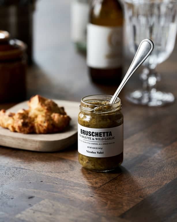 Nicolas Vahé bruschetta med squash og ramsløk - bilde 2 av 3