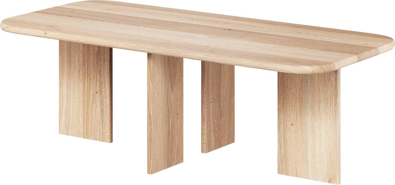 Gro sofabord  - Hvitoljet eik, 145x65xH48 cm - Produktbilde