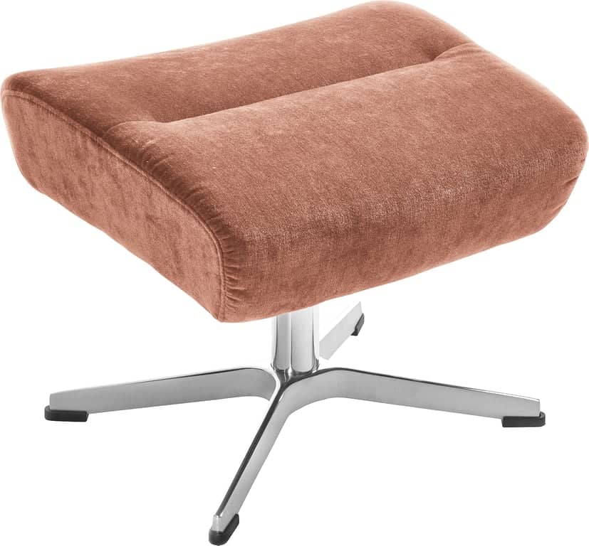 Conform Relieve krakk - Stoff Eros peach, sort aluminiumsfot - Produktbilde