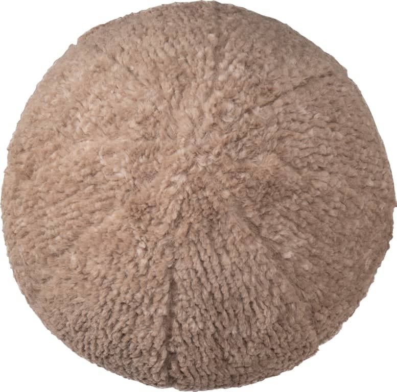 Bari pute - 3D rund Ø: 35 cm, beige - Produktbilde