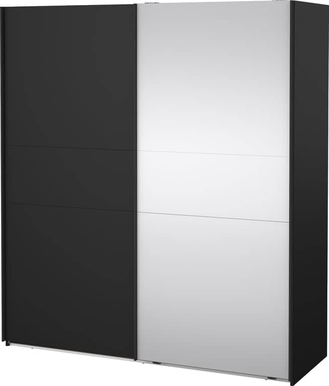 Como skyvedørsgarderobe 180x200cm - bilde 3 av 3