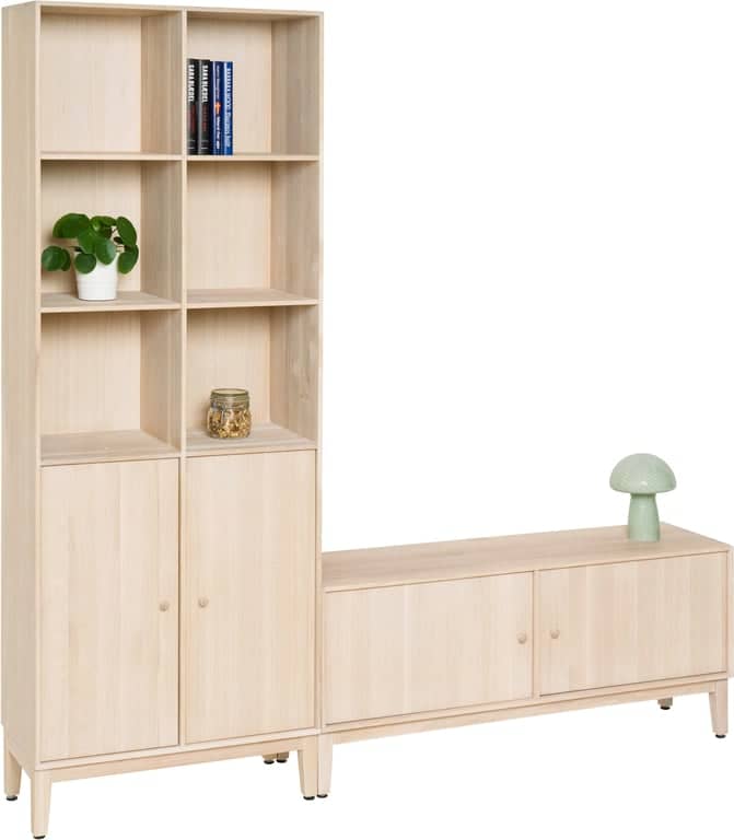 Square Classic reol m/TV-benk hvitoljet - bilde 1 av 2