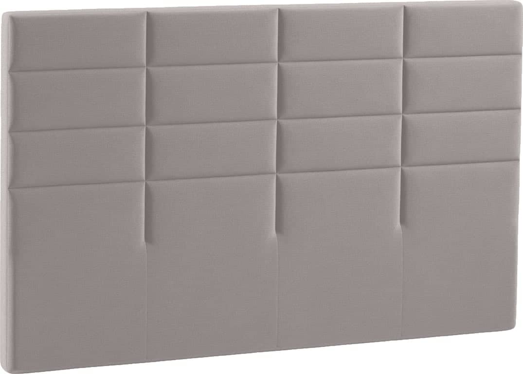 Svane® Paris sengegavl - B 180 cm H 115 cm. Stoff Moment Ice Grey - Produktbilde