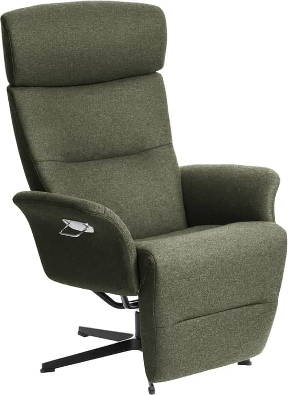 Conform Master recliner - svingfot alu svart stoff Sheford 1383-28 Forrest - Produktbilde