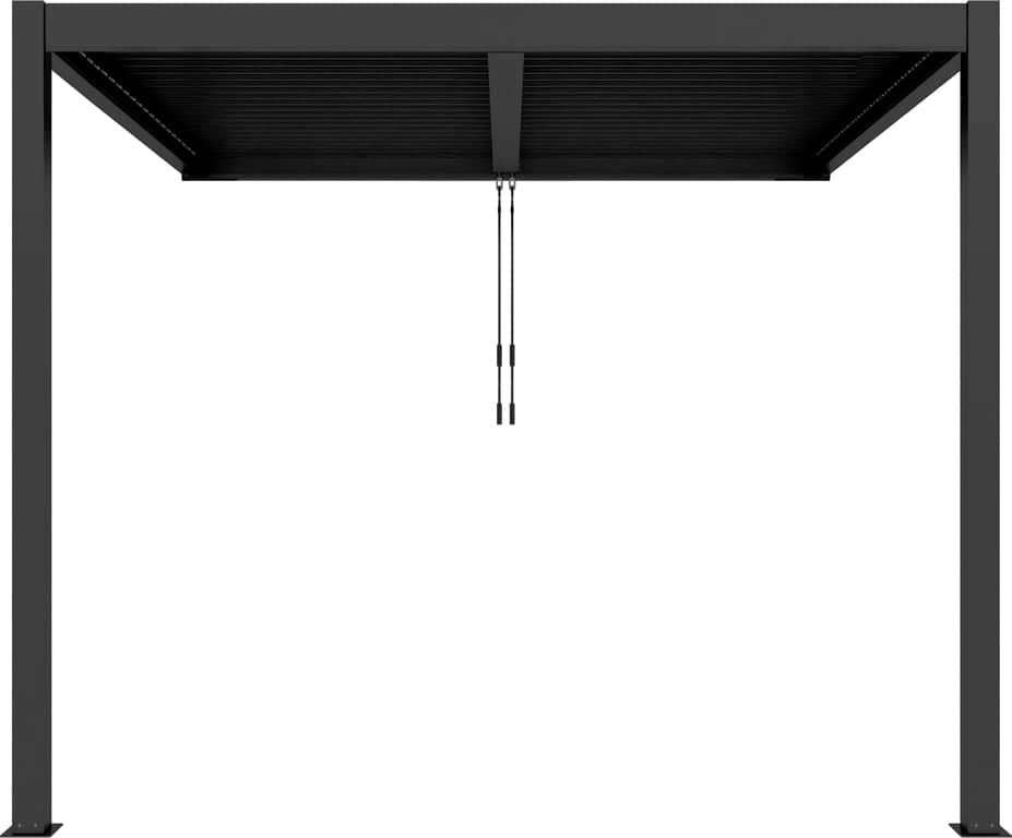 Pergola veggmontert 4x3m u/LED-lys   - bilde 1 av 2