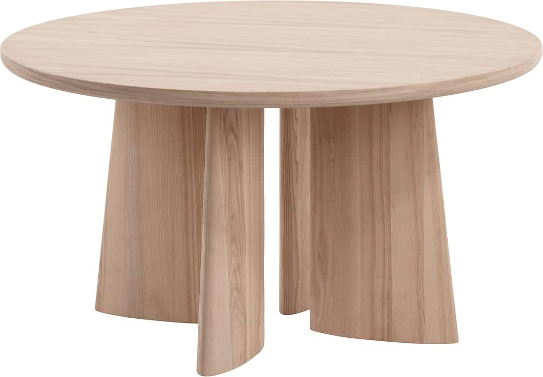 Japandi sofabord rundt Ø 85 H 45 cm - bilde 1 av 2