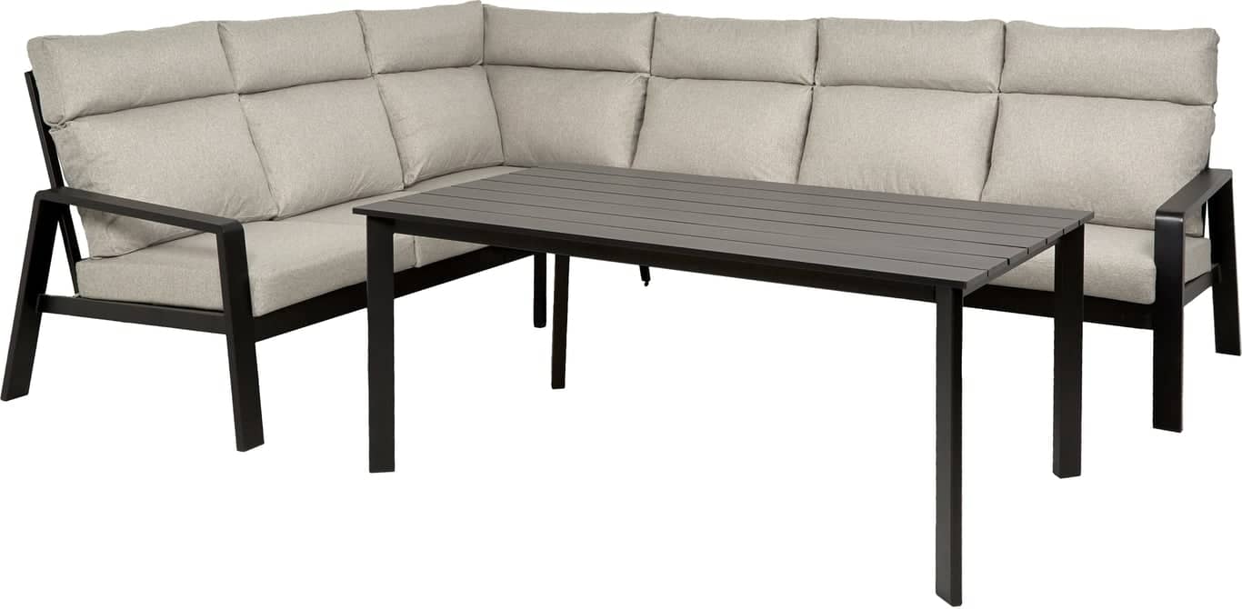 Palmira hjørnesofa med bord - bilde 1 av 3