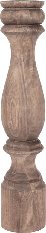 H: 55 cm, mørkt tre