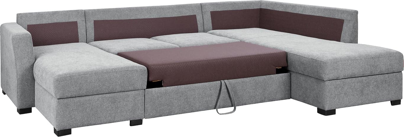 $Bilde av Trento sovesofa U-sofa (Stoff Bloq)