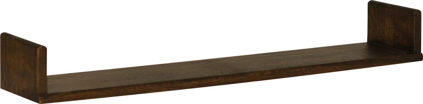 B: 80 cm, brunlakkert heltre eik