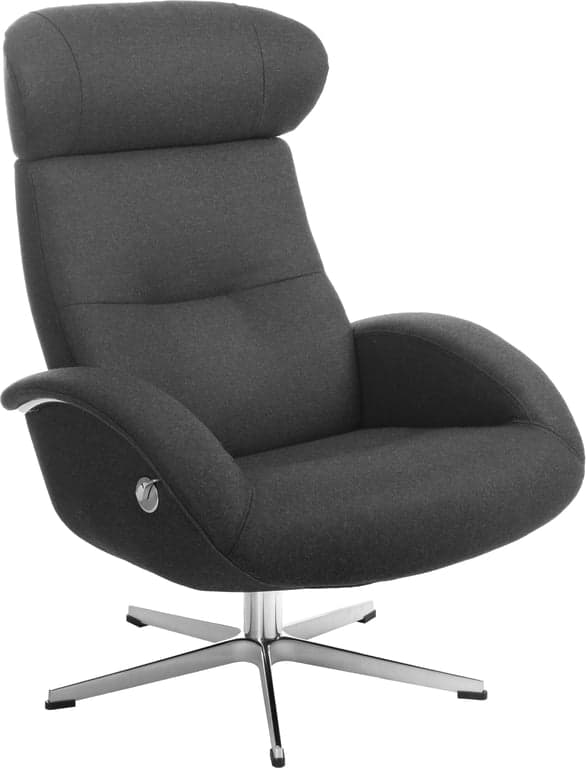 Svingfot alu stoff Sheford dark grey 1383-77