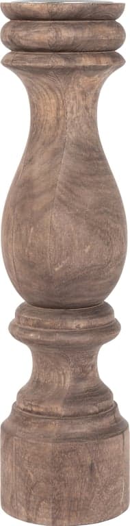 H: 45 cm, mørkt tre
