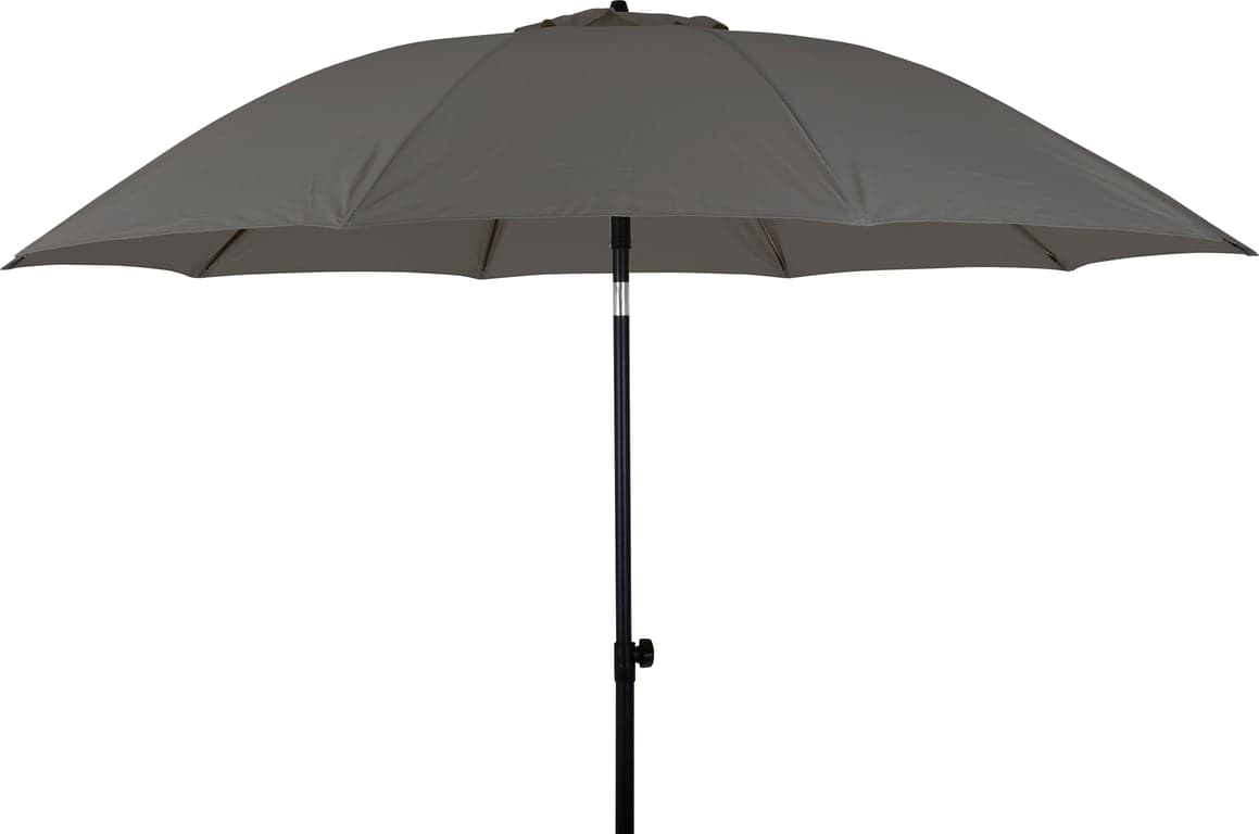 Fjellgrå/svart aluminium