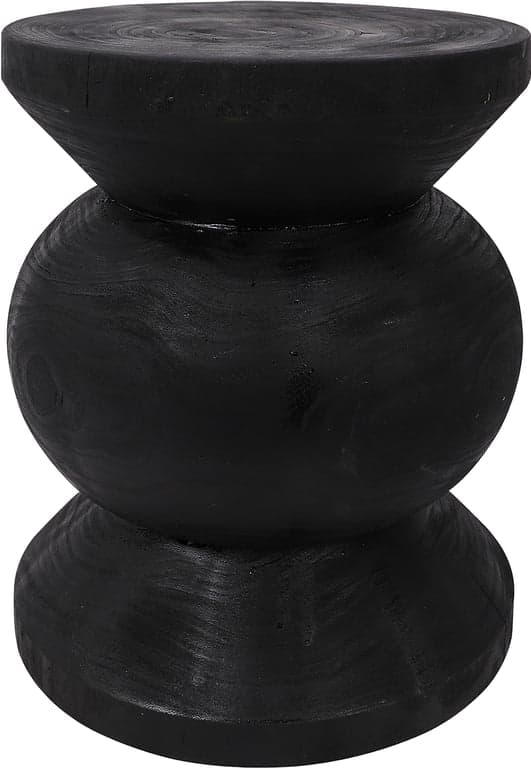 $Bilde av Noas krakk (Ø: 32 H: 40 cm, svart Paulowniatre)