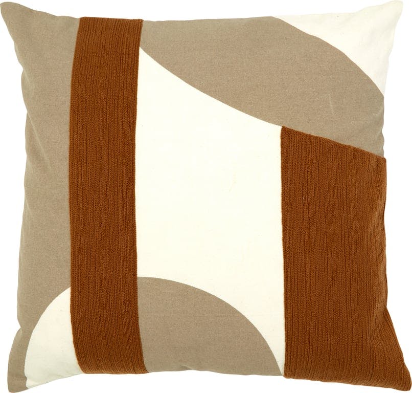 $Bilde av Dharma pute 50x50 cm beige (Bomull m/dunfyll)