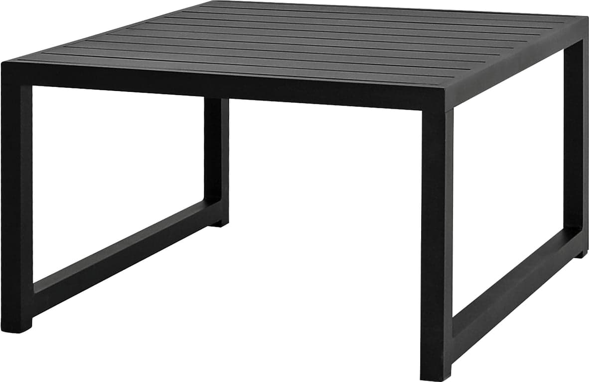 80 x 80 H: 47 cm, svart