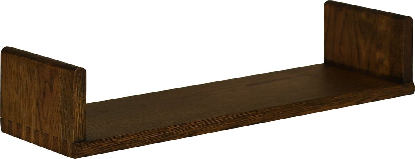 $Bilde av Circus vegghylle (B: 50 cm, brunlakkert heltre eik)
