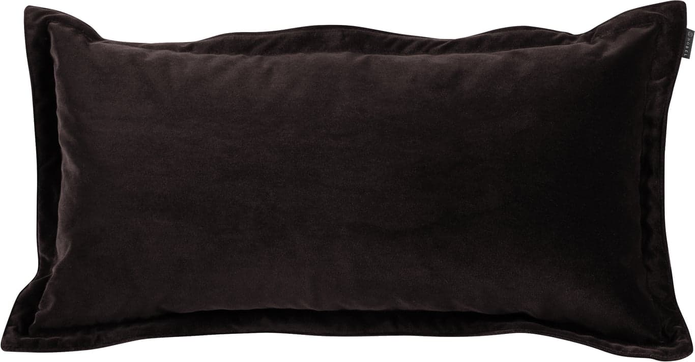 med kant 35x60 cm, stoff Royal Dark Brown