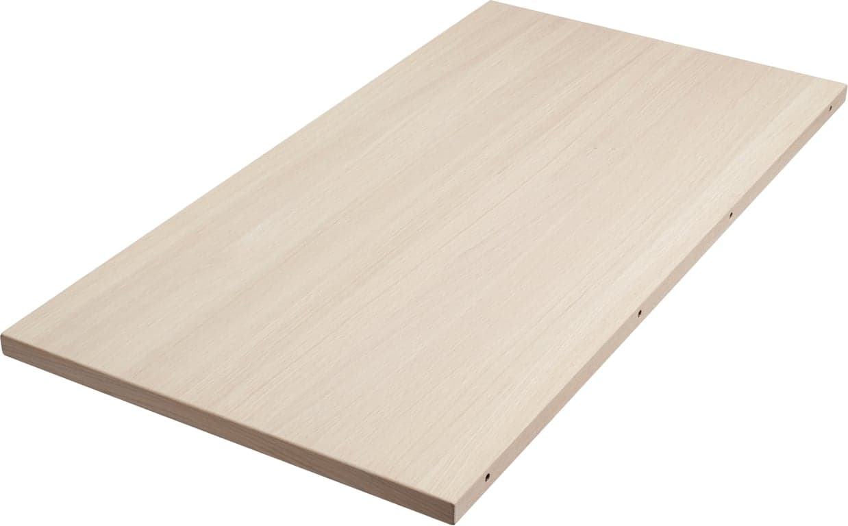 50 x 130 cm, hvitoljet eik, 2 stk