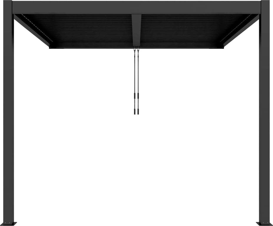 H: 230 cm, svart m/tak
