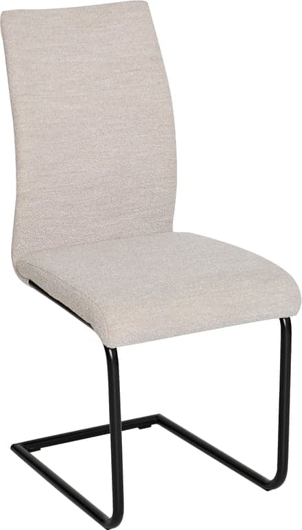 Stoff Alpine natural, svarte ben