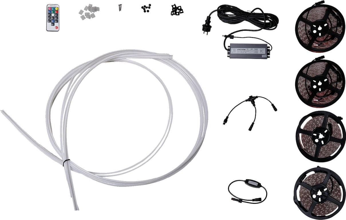 LED belysning til pergola tak, 3x6 meter.